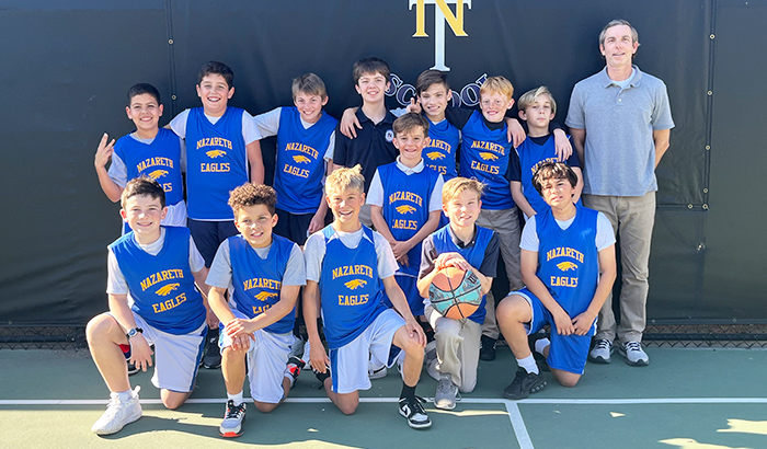 Boys basketball team photo