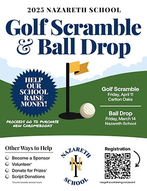 Golf Scramble and Ball Drop Flyer